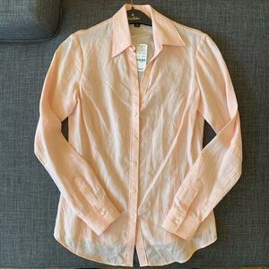 NWT Brooks Brothers Linen Blouse